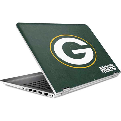 NFL Green Bay Packers Distressed HP Pavilion Skin